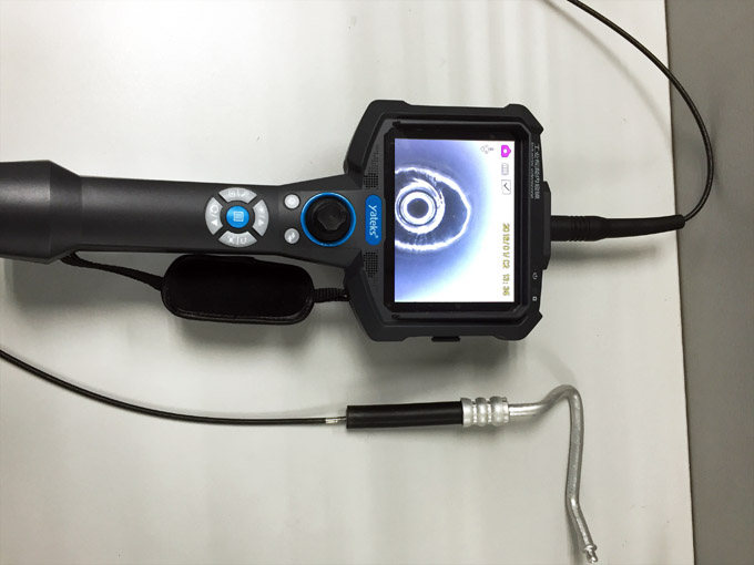 亞泰光電HIE系列警用視頻內窺鏡檢測效果四