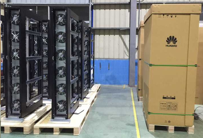 亞泰光電自主研發生產的振動分析儀與華為工業空調系統的合作項目